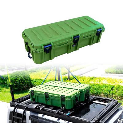 China Green Rooftop Cargo Carrier Luggage Roof Rack Box OEM ODM for sale