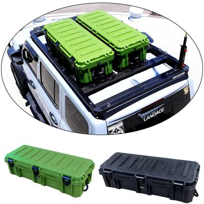 China Caixa para veículo off-road Lldpe ferramenta de plástico kit de ferramentas do carro caixa de armazenamento caixa de armazenamento do telhado do carro caixa de armazenamento superior à venda