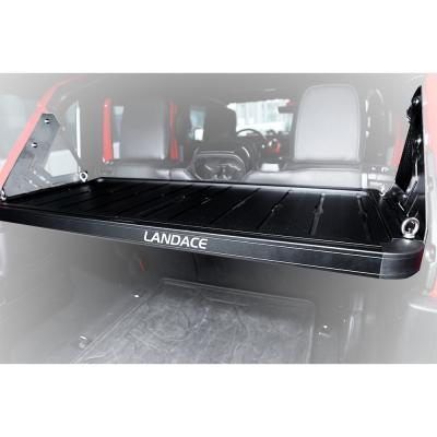 China Jeep Cargo Internal Storage Shelf Black Aluminum Extrusion Used for Storage Products for sale