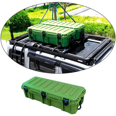 China Instalação de porta-malas de telhado para veículos fora de estrada, caixa de ferramentas de plástico LLDPE para oficina mecânica à venda