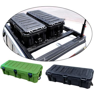 China 110L Heavy Duty Car Roof Rack Mounted Power Tool Box with Wheels and Case Bundle for sale
