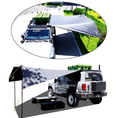 China 4WD Auto Side Awning Tent Carbon Steel E Coating Suv Side Tent Te koop
