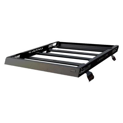 China Strong and Aluminum Alloy Perimeter Guard for Jeep Wrangler JL JK Roof Rack Tray Platform Luggage Bracket for sale