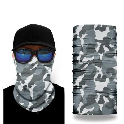 China Soft Bandana Polyester Printing Seamless Custom Headband Outdoor Face Cover Bandana à venda