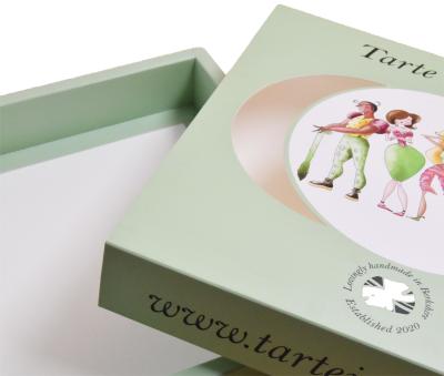 Китай Упаковка шоколада свадьбы подарочных коробок ящика зеленого картона сползая продается