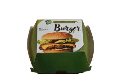 China Las pequeñas cajas acanaladas coloreadas del anuncio publicitario van de fiesta la venta al por mayor de Mini Burger Boxes Burger Boxes en venta