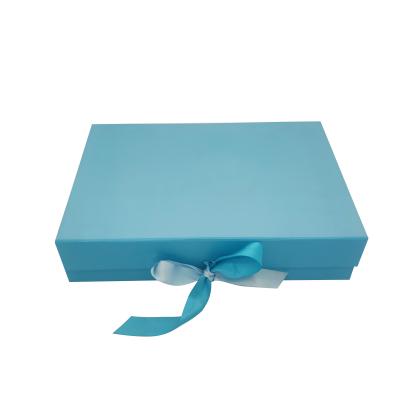 China Colored Knot Magnetic Foldable Magnetic Box Multi Purpose Exquisite Gift Packaging Box for sale