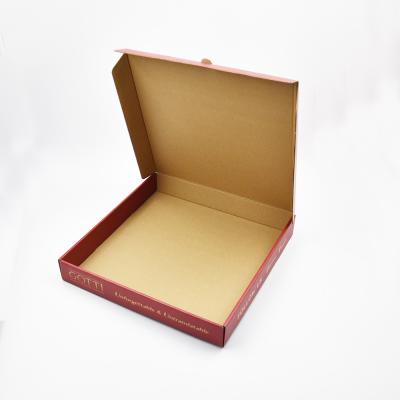 China Customized Corrugated Paper Food Packaging Box Square Kraft Paper Shopping Bags à venda