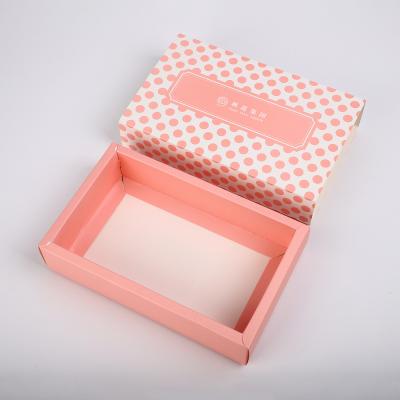 China CMYK 350g Cardboard Art Paper Drawer Boxes Collapsible Flat Sleeve Sliding Socks Underwear for sale