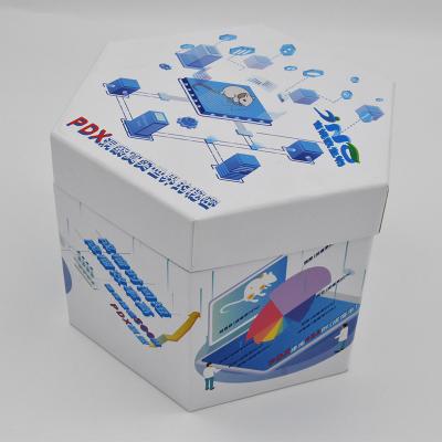 China Sexangle Hexagonal Gift Box for sale