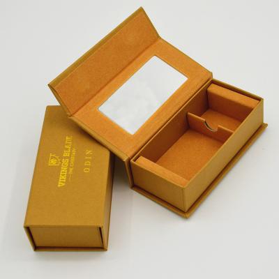 Chine Boîte de luxe rigide d'emballage de soins de la peau d'huile essentielle et de sérum d'oeil avec le logo d'aluminium de mirrow et de golf à vendre