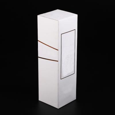 China two sides single bottle wine packaging box with bottle neck protect and crash lock bottom for sale