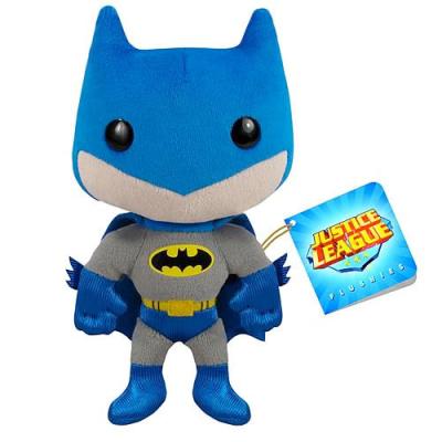 China Justica Pelucia Batman Stuffed Cartoon Plush Toys in Blue , Red for sale