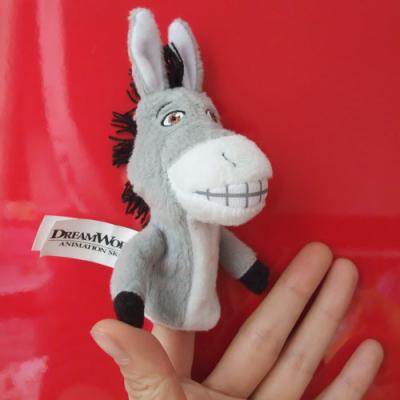 China Donkey Shrek's Friend Finger Puppet Plush Toys for sale