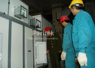 China Industrial Basement Dehumidifier Systems Desiccant Rotor Dehumidifier for sale