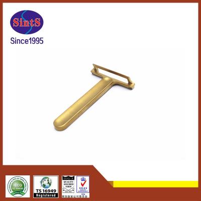 China ODM Metal Stainless Steel Razor Handle With PVD Brush Surface for sale