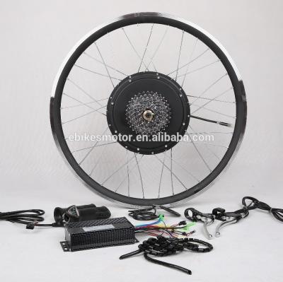 China 48V1500W 8/9 cassttle gears free wheel e-bike conversion kit for sale