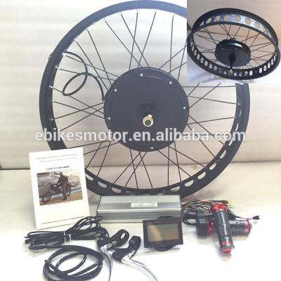 China Fat tyre 26*4.0 bicycle electric motor conversion kits for sale