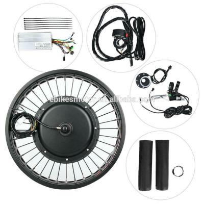 China High torque efficiency fatest  5000W ebike conversion kit with battery for sale