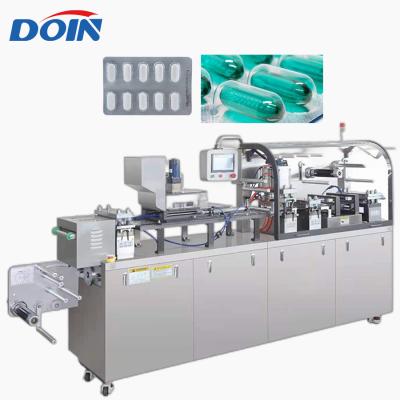 China Automatic High Speed ​​Food Doin Servo Motor Camera Inspection Aluminum PVC Blister Packing Machine for sale