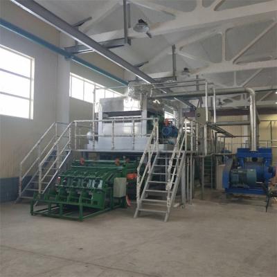 China Máquina de reciclaje de cartón rotativo para hacer bandejas de manzanas con secador en venta