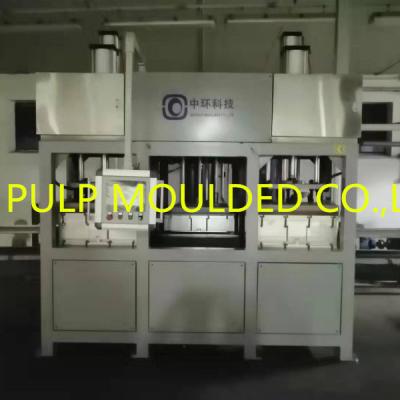 China Biodegradable Bagasse Pulp Production Line , Bagasse Plate Machine 440V for sale