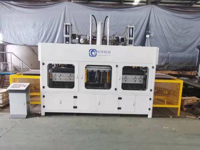 China Biodegradable Plant Fiber Pulp Molding Egg Box Thermoforming Forming Machine for sale