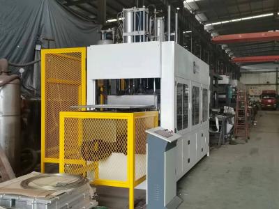 China Automatische Zuckerrohrpulp-Tellermachine 30kw Tischgeschirrmachine zu verkaufen