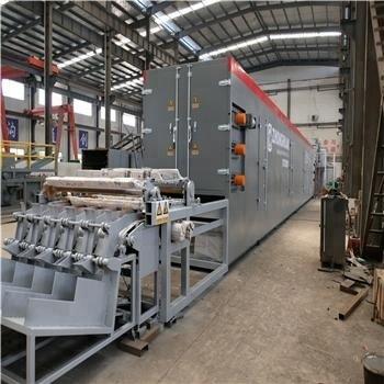 China Línea de producción de reciclaje de papel de doble rotación, máquina de termoformación de pulpa 80KW en venta