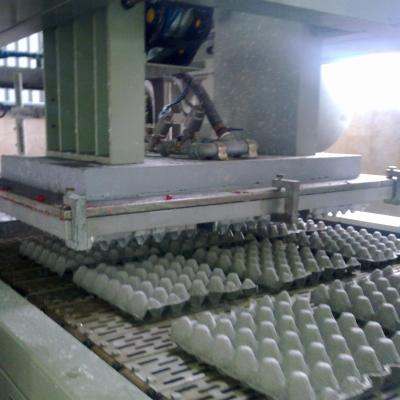 China Maquinaria para moldear cajas de huevos de granjas Maquinaria para moldear cartón en venta