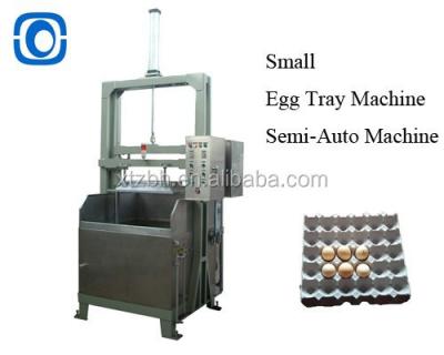 China Vacuum Suction Semi Automatic Egg Tray Machine , CE Certified Egg Packaging Machine for sale