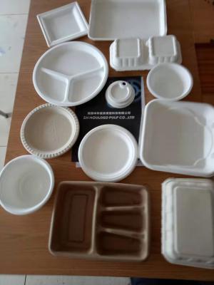 China Biodegradable reciclable de caña de azúcar Bagasse máquina de hacer tazas de 30kw uso de la caja de almuerzo en venta