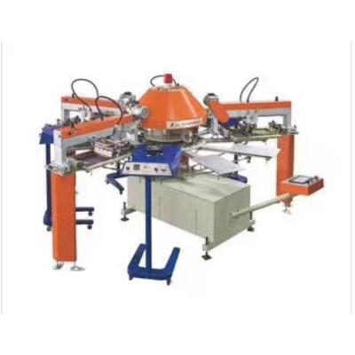 China material Textile printing machine 8 color 18 station rotary t shirt printing machine for sale