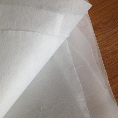 China Non Woven Water Soluble Interlining Fabric / Water Dissolving Paper Embossed Designed for sale