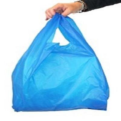 China Polylactic Acid Colored Biodegradable T Shirt Garbage Bags With Logo for sale