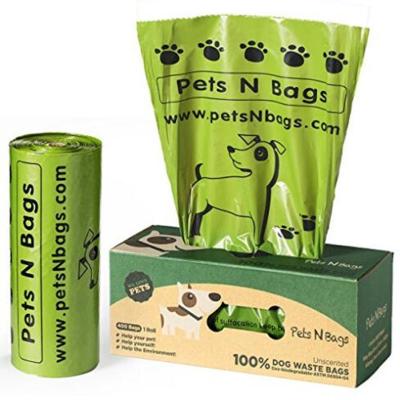 China PLA Biodegradable Compostable Dog Waste Bags With Personalized Design for sale