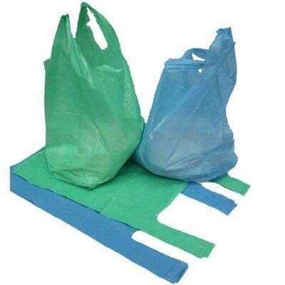 China Plastic Compostable Shopping Bags , Custom Printed Packaging T Shirt Bag for sale