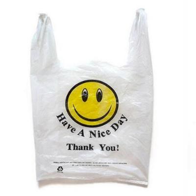 China Custom Printed Biodegradable Shopping Bags , PLA Degradable Plastic Bags for sale