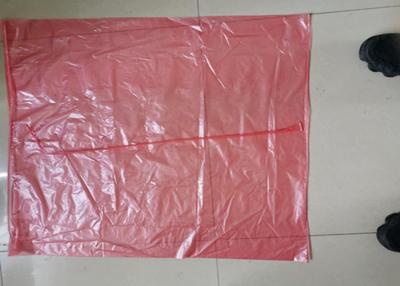 China Pink hot water soluble laundry bags for hospital linen 840mm x 660mm x 25um for sale
