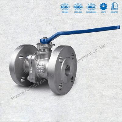 China Cast Floating Ball Valve Flanged / Butt Welded Ends Anti Blow Out Stem en venta