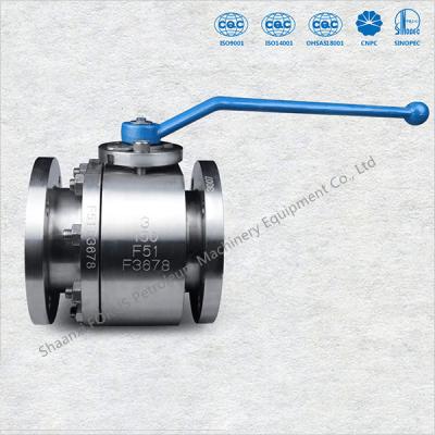 China Forged Floating Metal Seated Ball Valve Design API6D BS5351 ASME B16.34 for sale