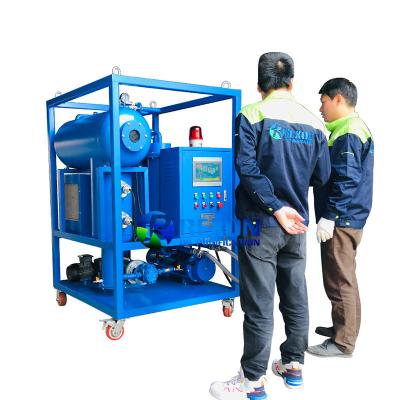 China High Efficient Vacuum Turbine Oil Dehydrator and Filtration Machine for sale