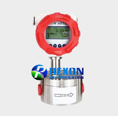 China Digital Display Type Gear Flowmeter for High Viscosity Oil Flowrate Testing for sale
