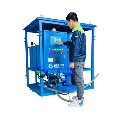 China Instalação de filtragem e desidratação de óleo de transformador de vácuo de duplo estágio 2000LPH à venda