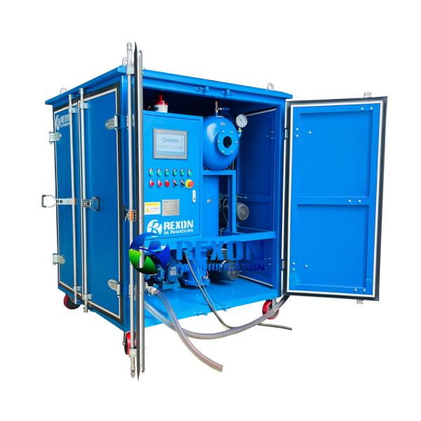Quality 2000LPH Double Stage Vacuum Transformer Oil Filtration and Dehydration Plant for sale