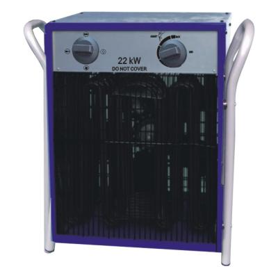 China Cuadrado industrial 22KW Forma del portátil de Ventilador Calentador Calentador en venta