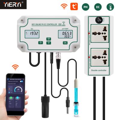 China WiFi Temp EC PH Conductivity Controller Water Quality Tester Hydroponics for sale