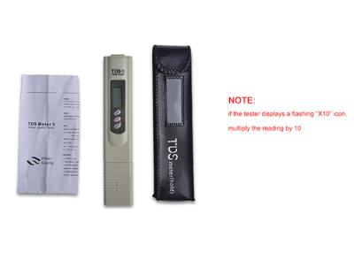 China PH Water Hardness Test Meter , Pen TDS Meter For Water Testing 14.2*2.3*1.3cm for sale