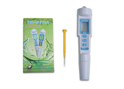 China 3 In 1 PH Multiparameter Water Quality Meter Lightweight With Temperature Compensation for sale
