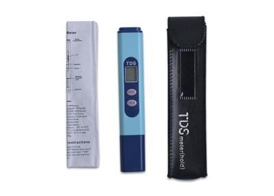 China Blue Digital Water TDS Meter Lightweight With LR44 Cell Battery Battery for sale